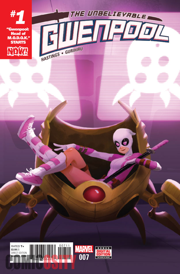 Unbelievable Gwenpool. #7, copertina di Gurihiru