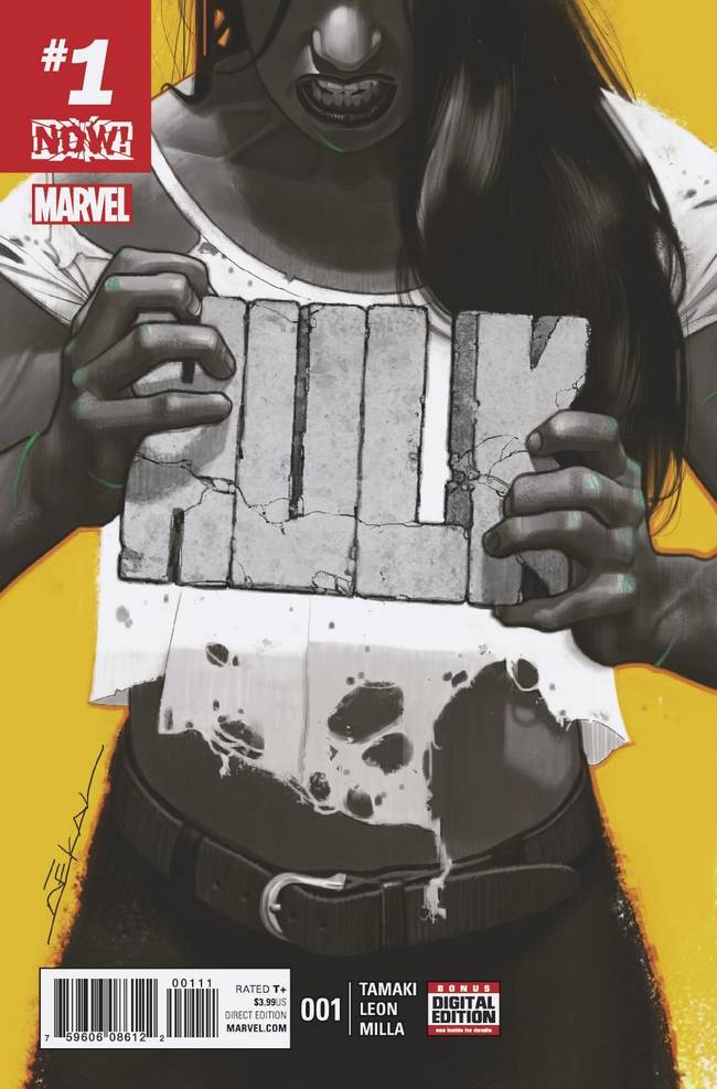 Hulk #1, copertina di Jeff Dekal