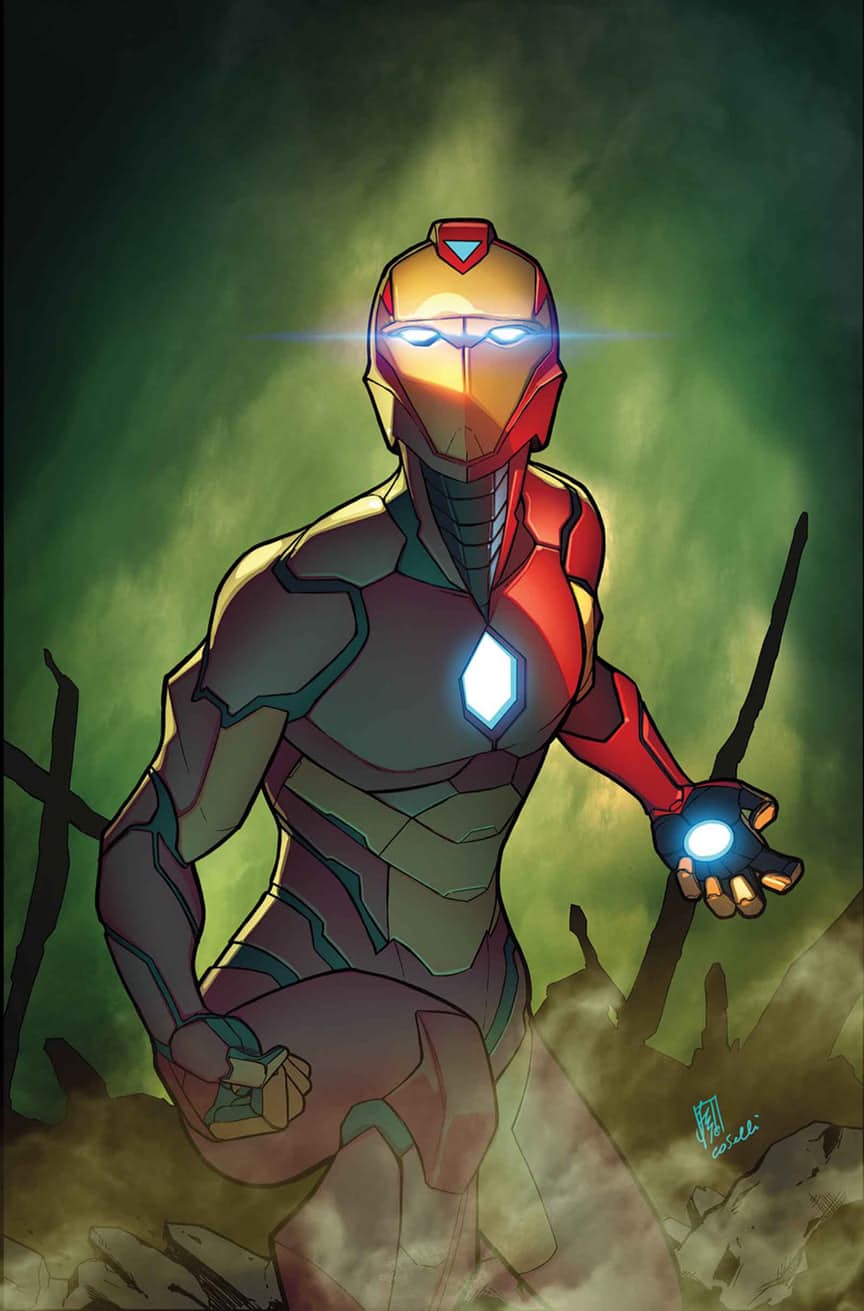 Invincible Iron Man #3, copertina di Stefano Caselli