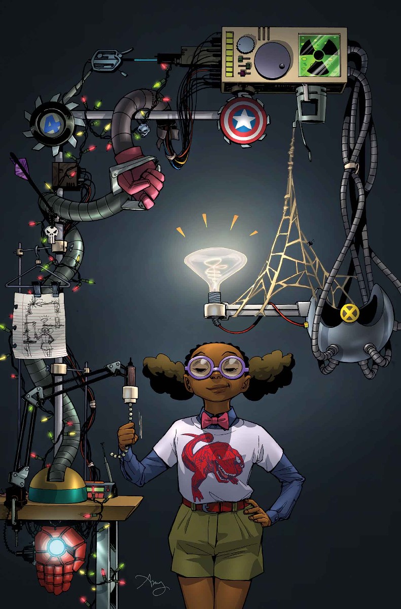 Moon Girl and Devil Dinosaur #13, copertina di Amy Reeder