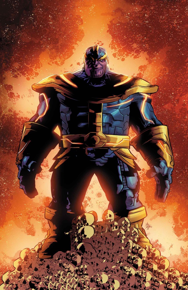 Thanos #1, copertina di Mike Deodato Jr.