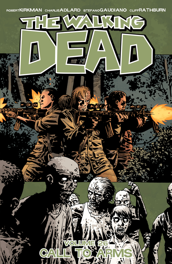 The Walking Dead vol. 26: Call to Arms, copertina di Charlie Adlard