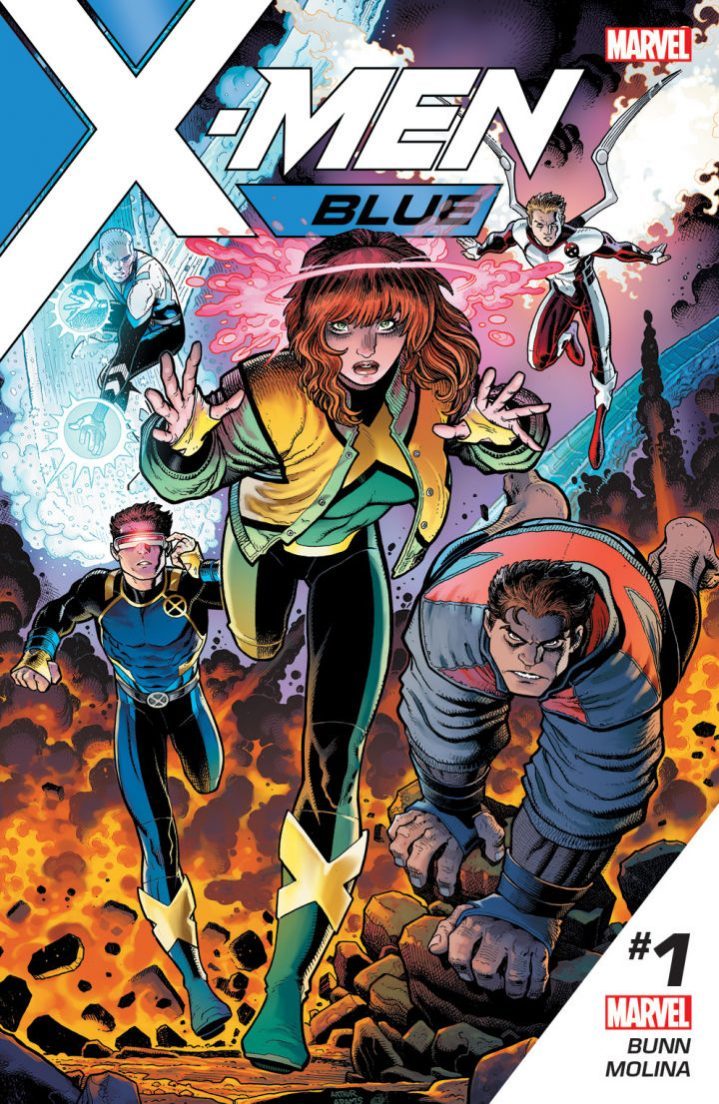 X-Men: Blue #1, copertina di Arthur Adams