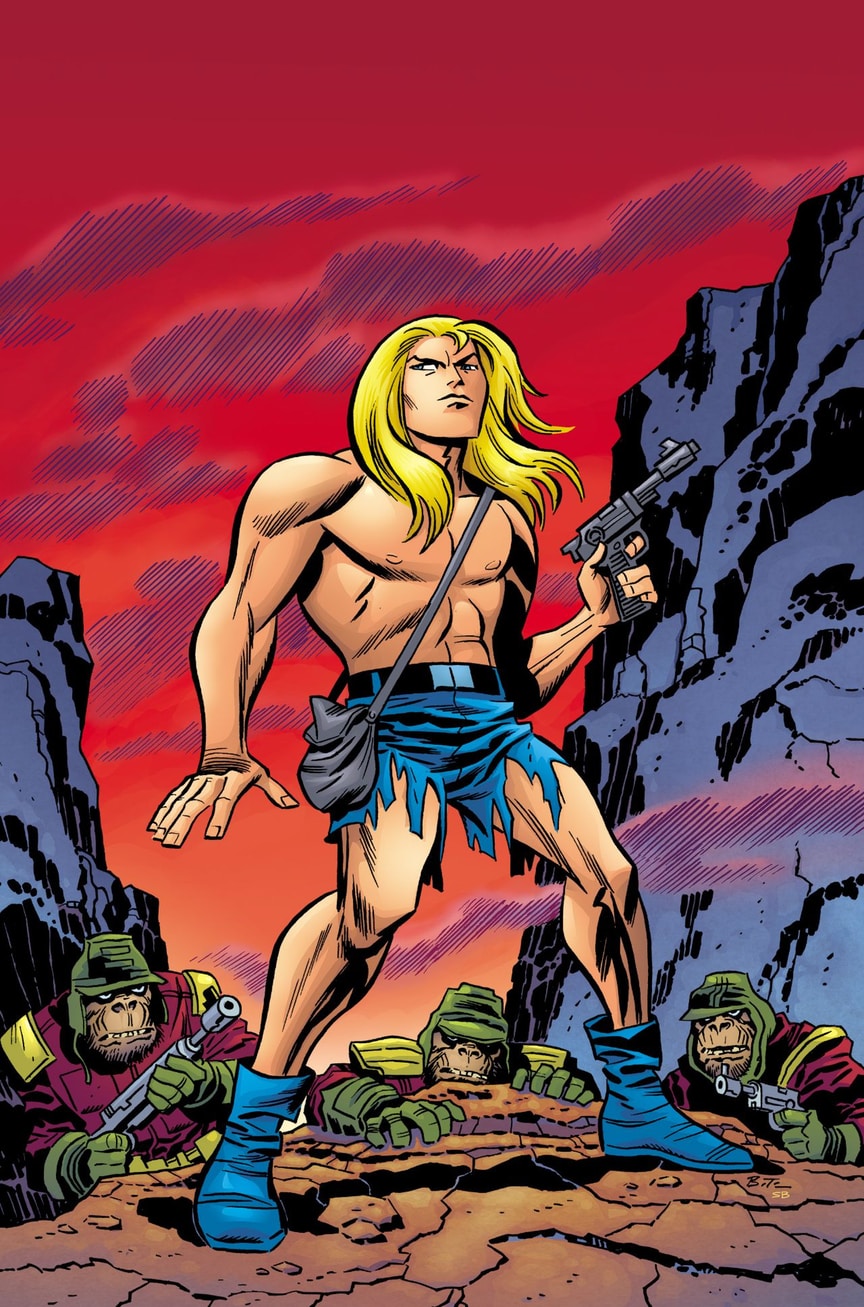 Kamandi Challenge #1, copertina di Bruce Timm