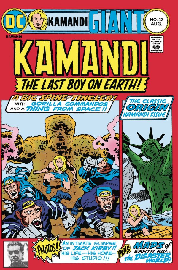 Kamandi #32, copertina di Jack Kirby