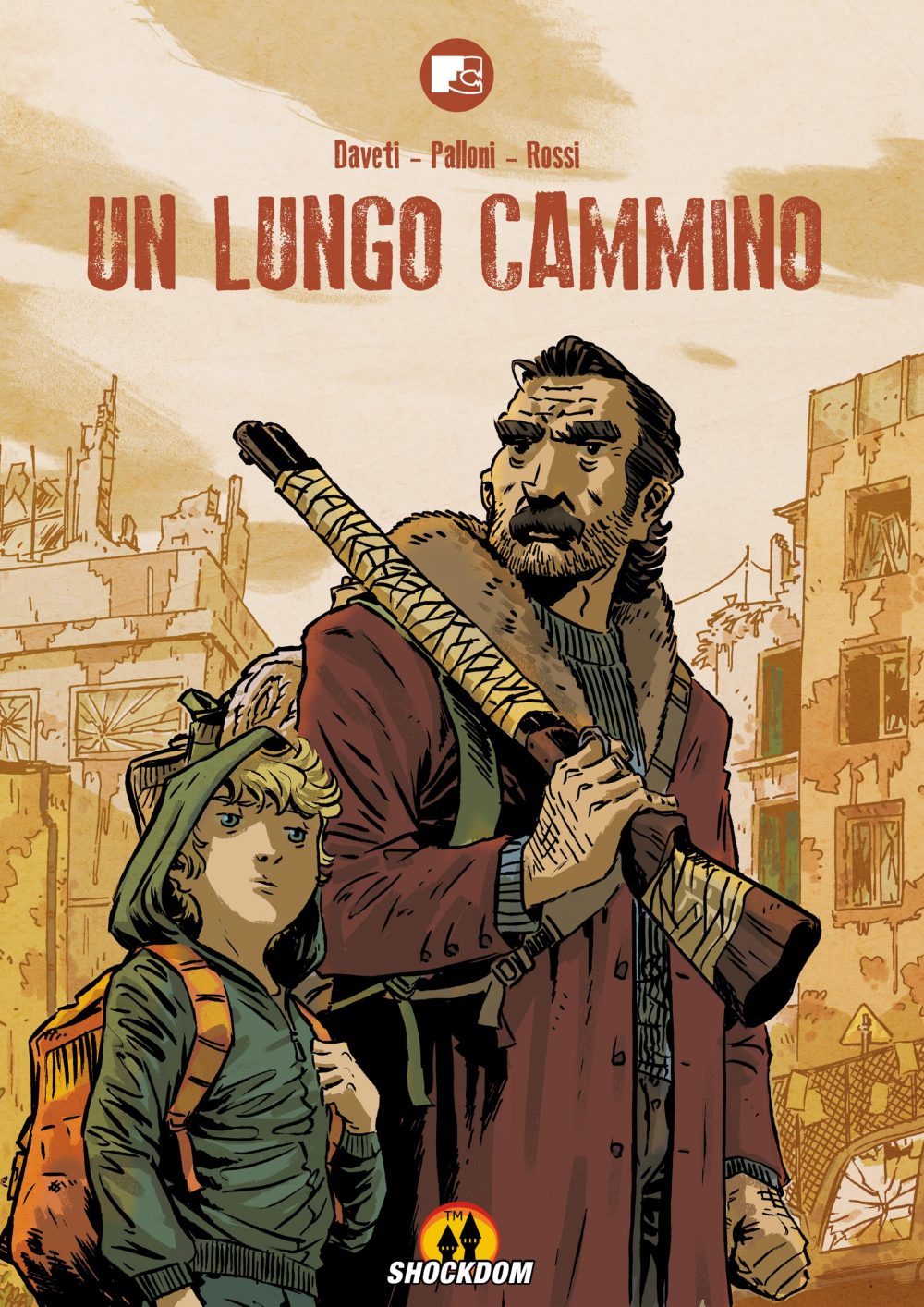 Un lungo cammino, copertina di Lorenzo Palloni e Francesco Rossi