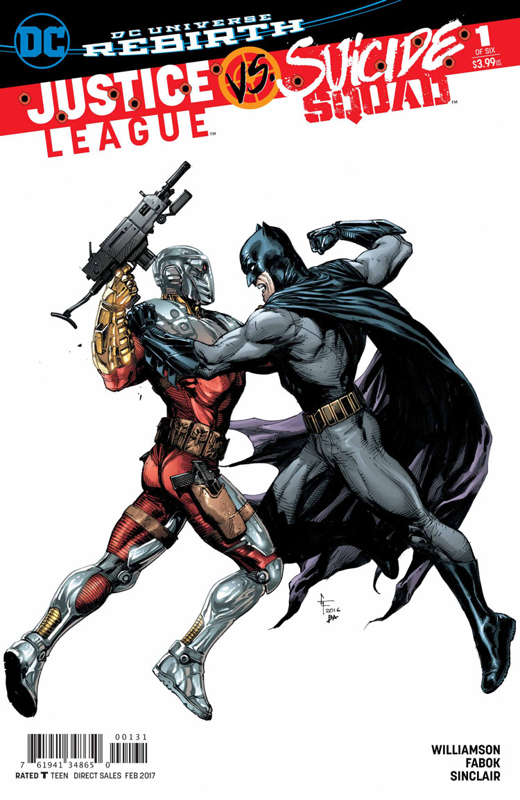 Justice League vs. Suicide Squad, copertina variant di Gary Frank