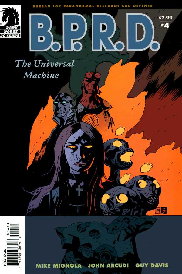 B.P.R.D. #4: The Universal Machine, copertina di Mike Mignola