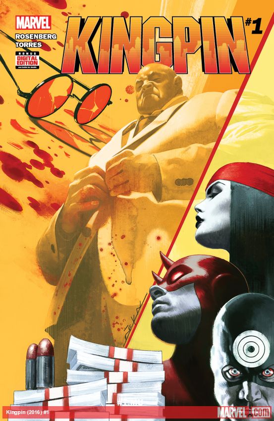 Kingpin #1, copertina di Jeff Dekal