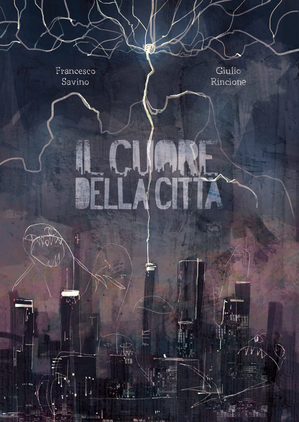 Il Cuore della Città, copertina di Giulio Rincione