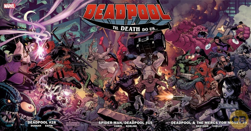 Deadpool: Till Death Do Us... copertine di Reilly Brown