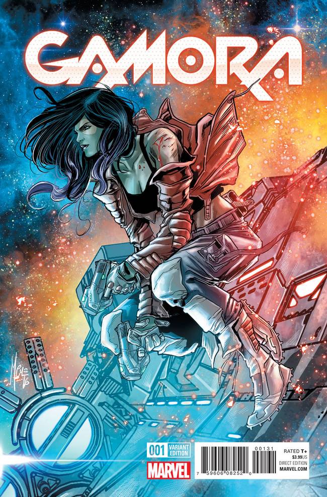 Gamora #1, variant cover di Marco Checchetto