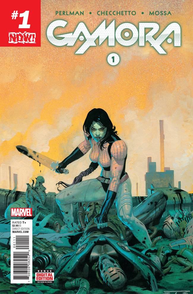 Gamora #1, copertina di Esad Ribic