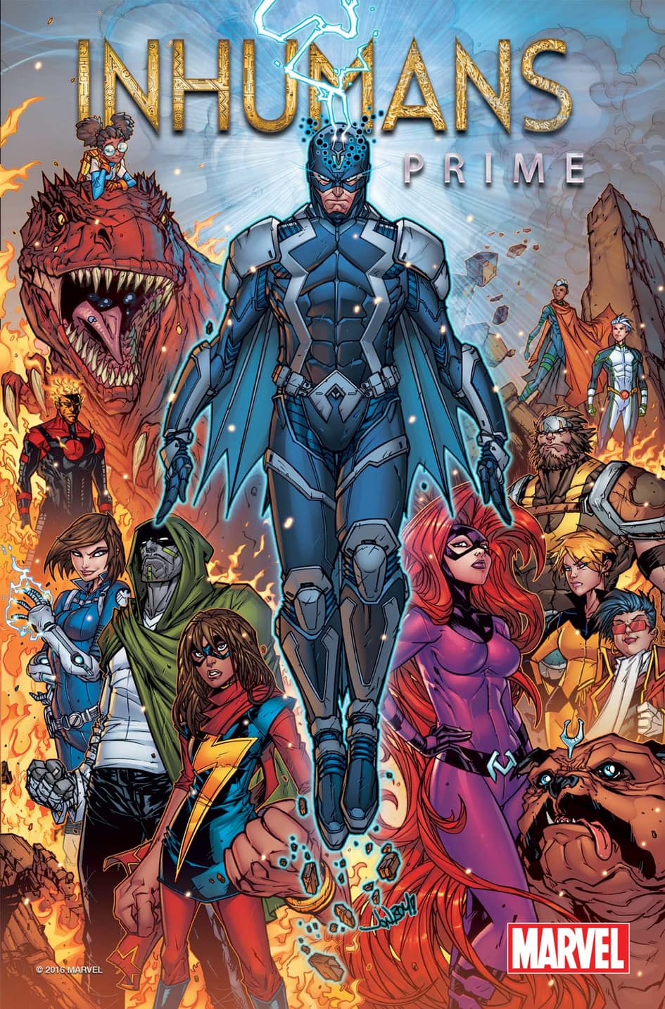 Inhumans Prime, copertina di Jonboy Meyers