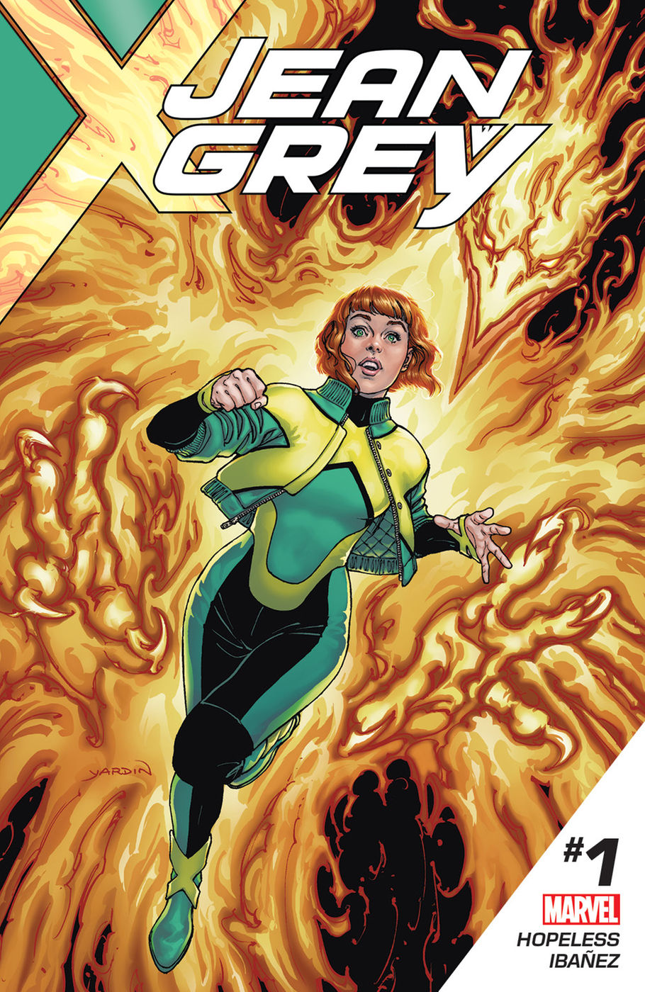 Jean Grey #1, immagine promozionale di David Yardin