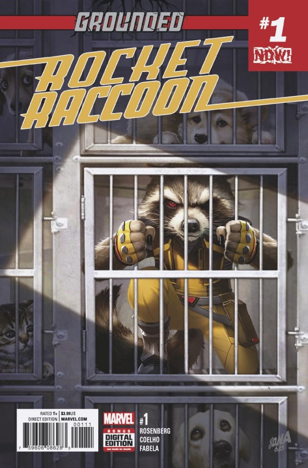 Rocket Raccoon #1, copertina di David Nakayama