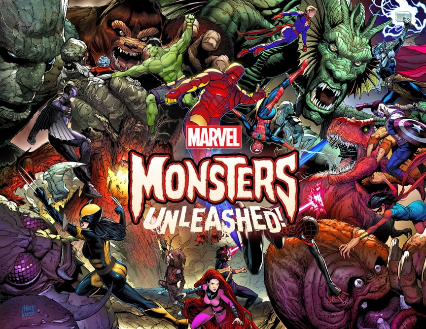 Monsters Unleashed #1, copertina di Steve McNiven