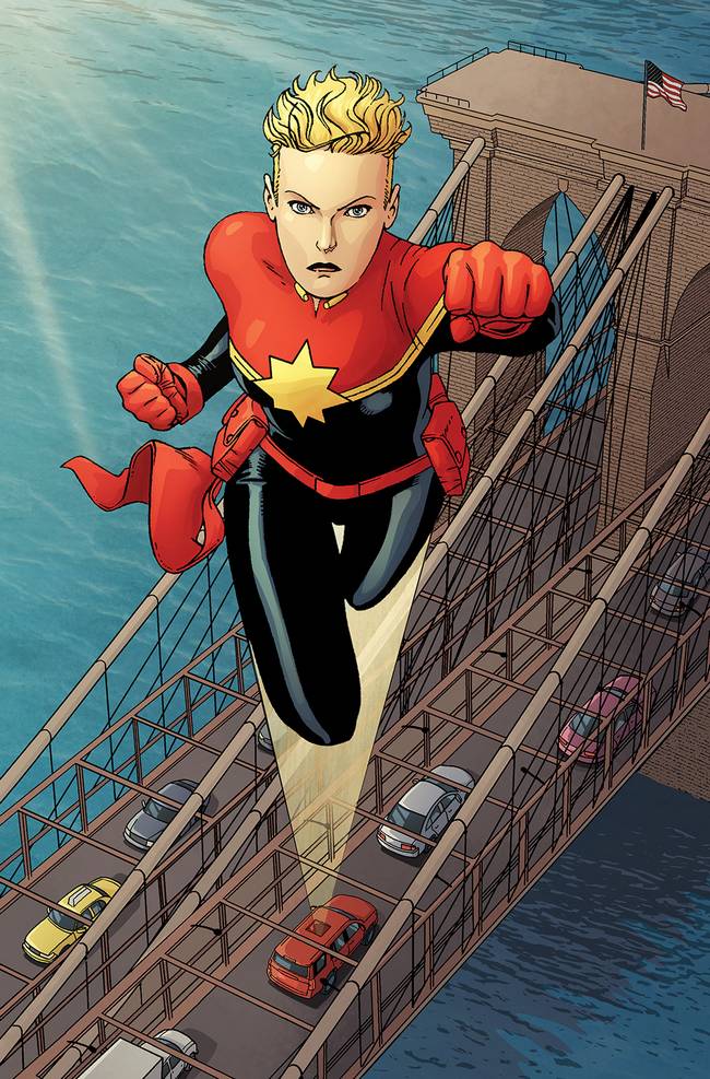 Mighty Capitan Marvel #1, anteprima 01