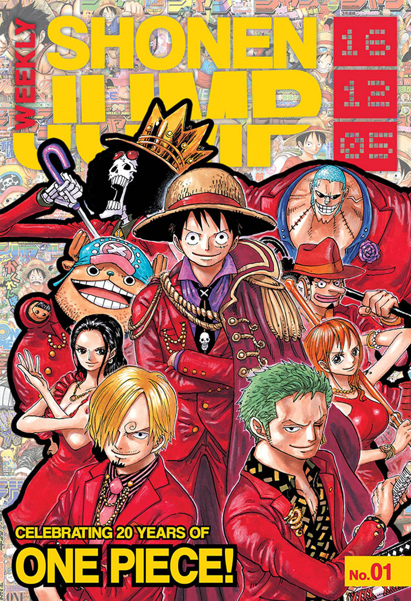 Weekly Shonen Jump 1, copertina di Eiichiro Oda