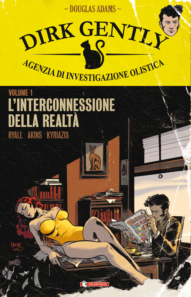 Dirk Gently vol. 1: L'Interconnessione della Realtà, copertina di Robert Hack