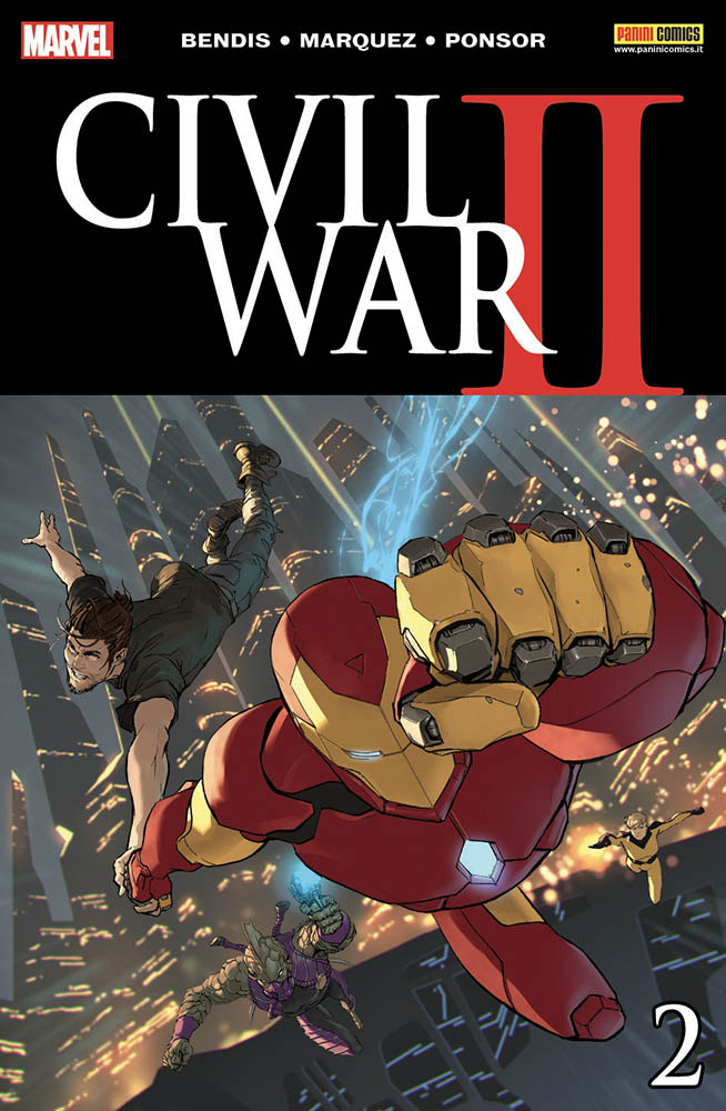 Civil War II 2, copertina di Marko Djurdjevic