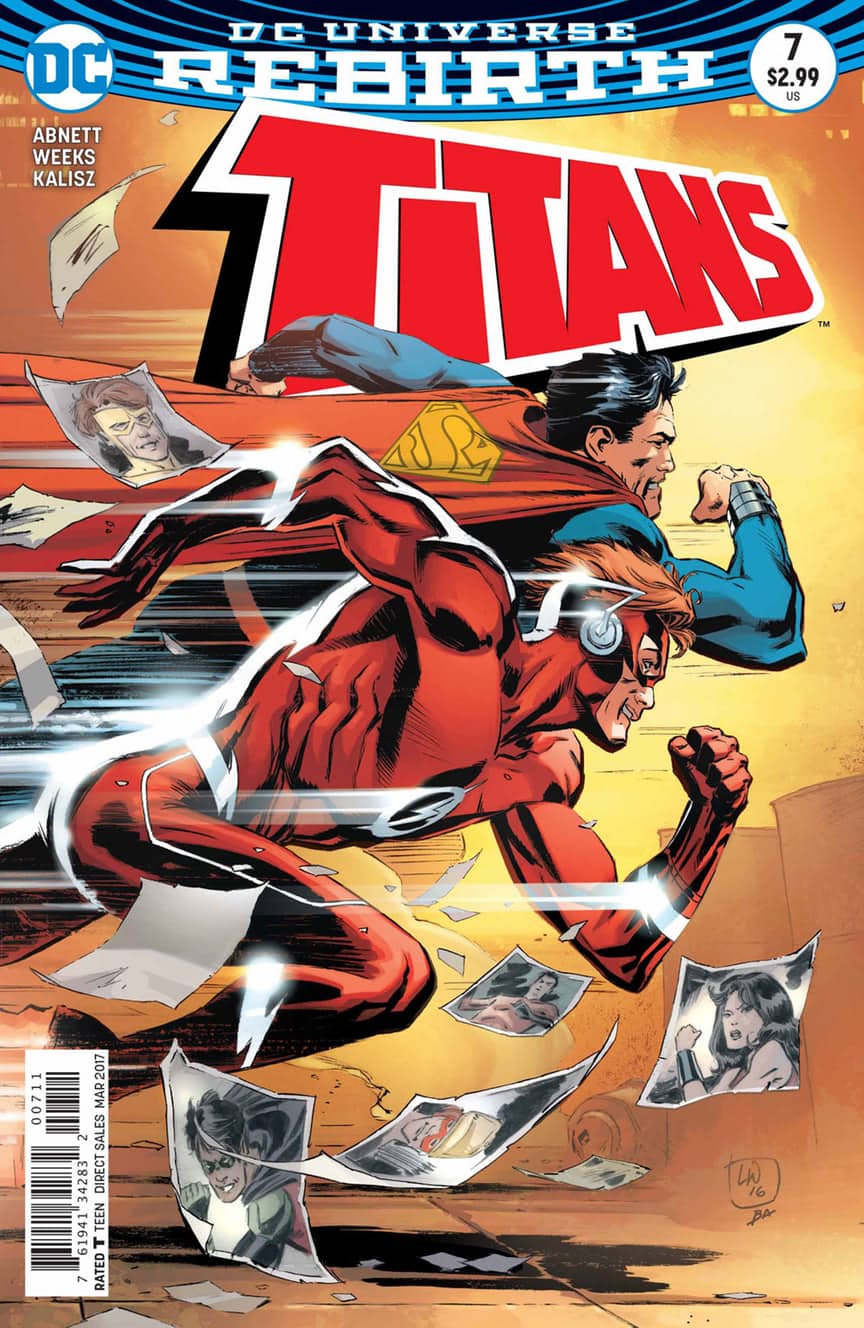 Titans #7, copertina di Lee Weeks