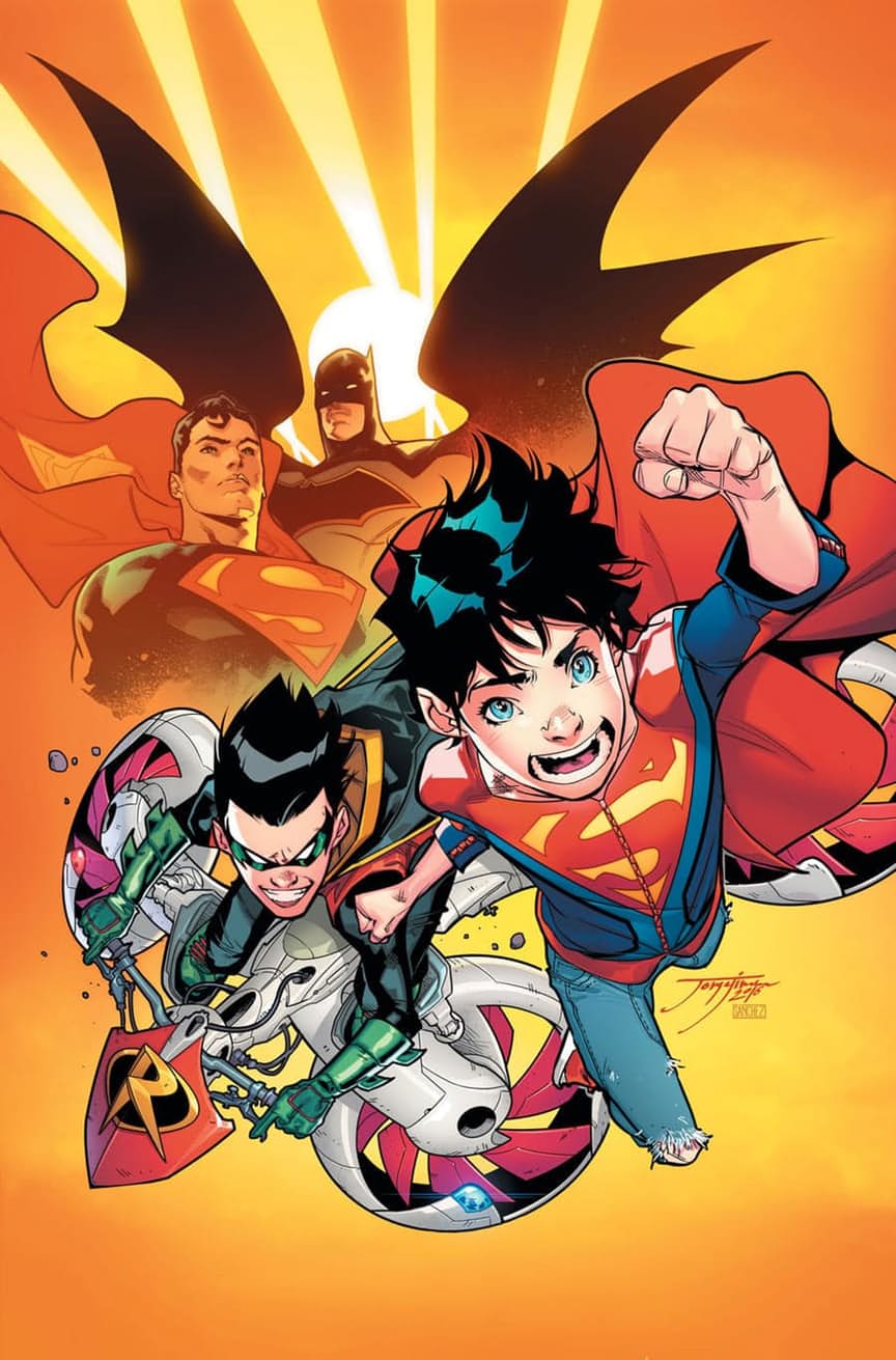 Super Sons #1, copertina di Jorge Jimenez