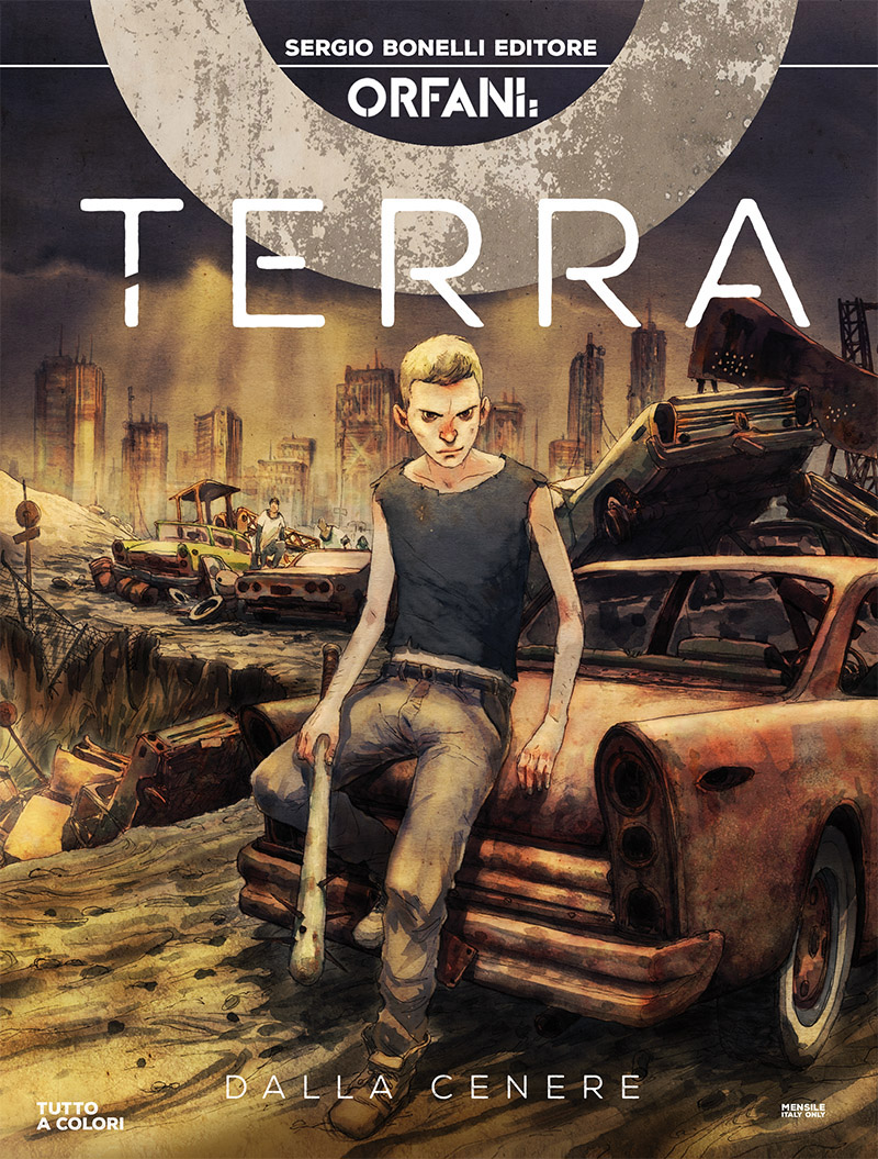 Orfani - Terra 1: Dalla cenere, copertina di Gipi