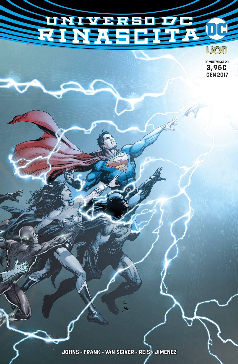 Universo DC: Rinascita, copertina di Gary Frank