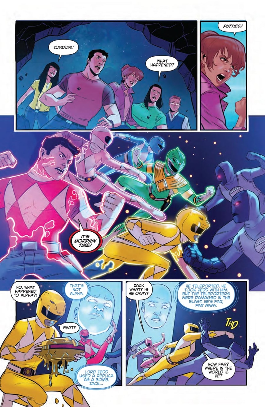 Justice League/Power Rangers #1, anteprima 01