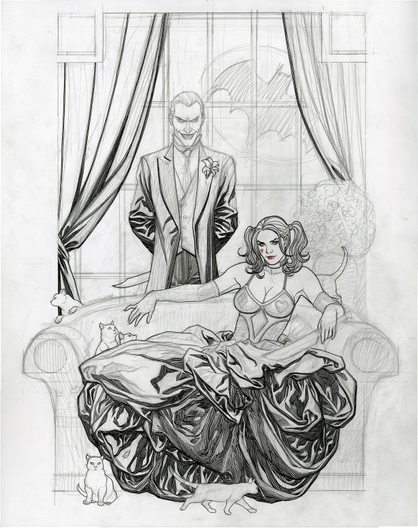 Harley Quinn, copertina variant di Frank Cho - Step 3