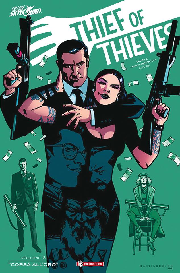 Thief of Thieves vol. 6: Corsa all'oro, copertina di Shawn Martinbrough