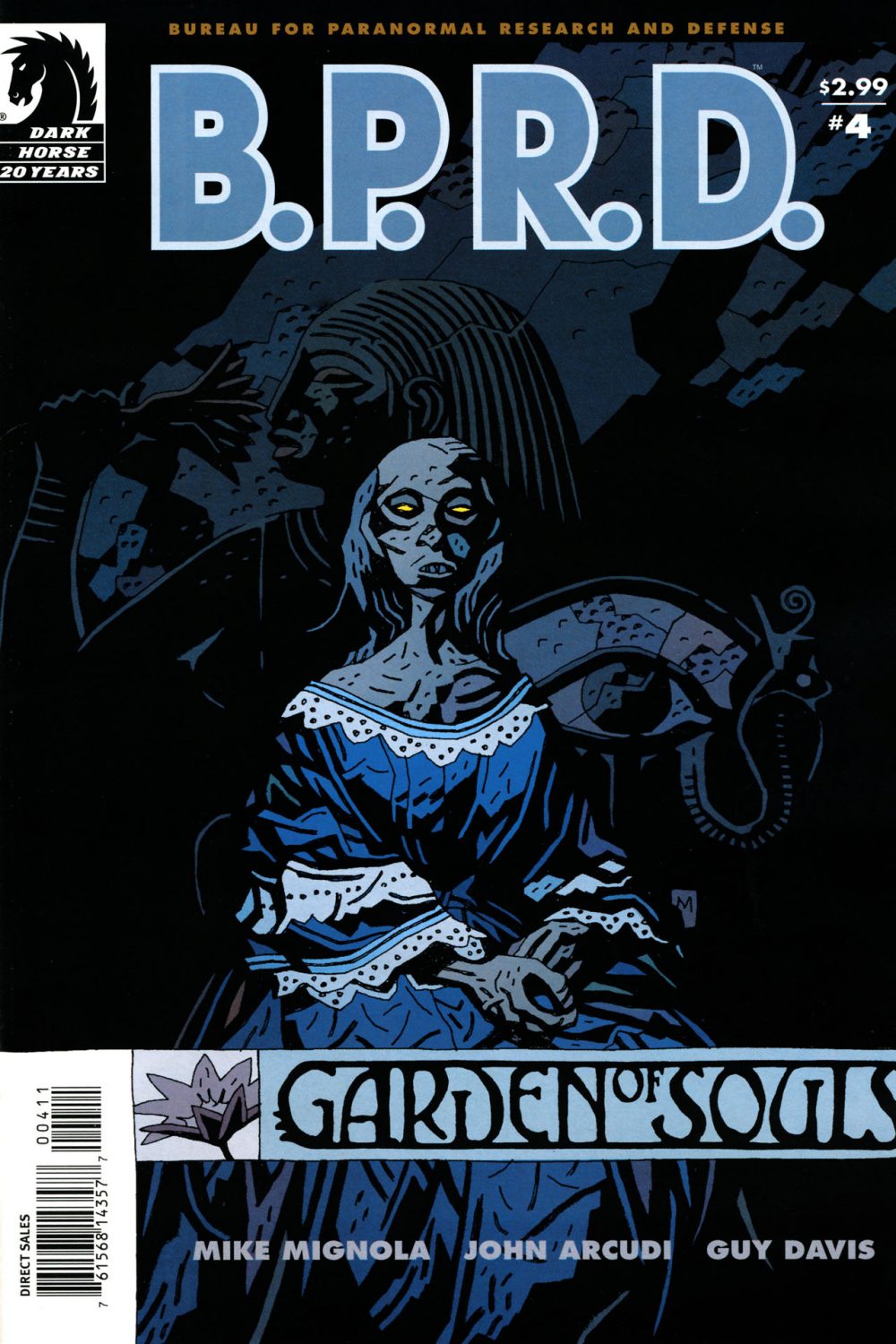 B.P.R.D.: Garden of Souls #4, copertina di Mike Mignola