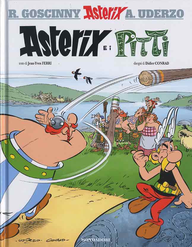 Asterix e i Pitti, copertina di Albert Uderzo e Didier Conrad