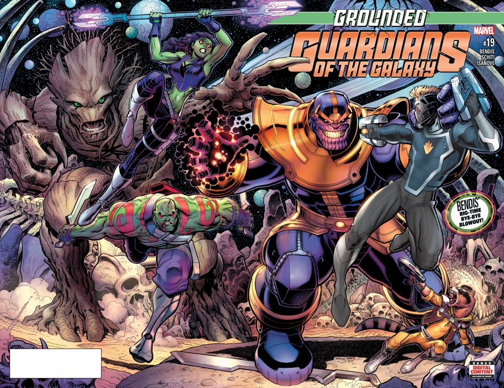 Guardians of the Galaxy #19, copertina di Arthur Adams