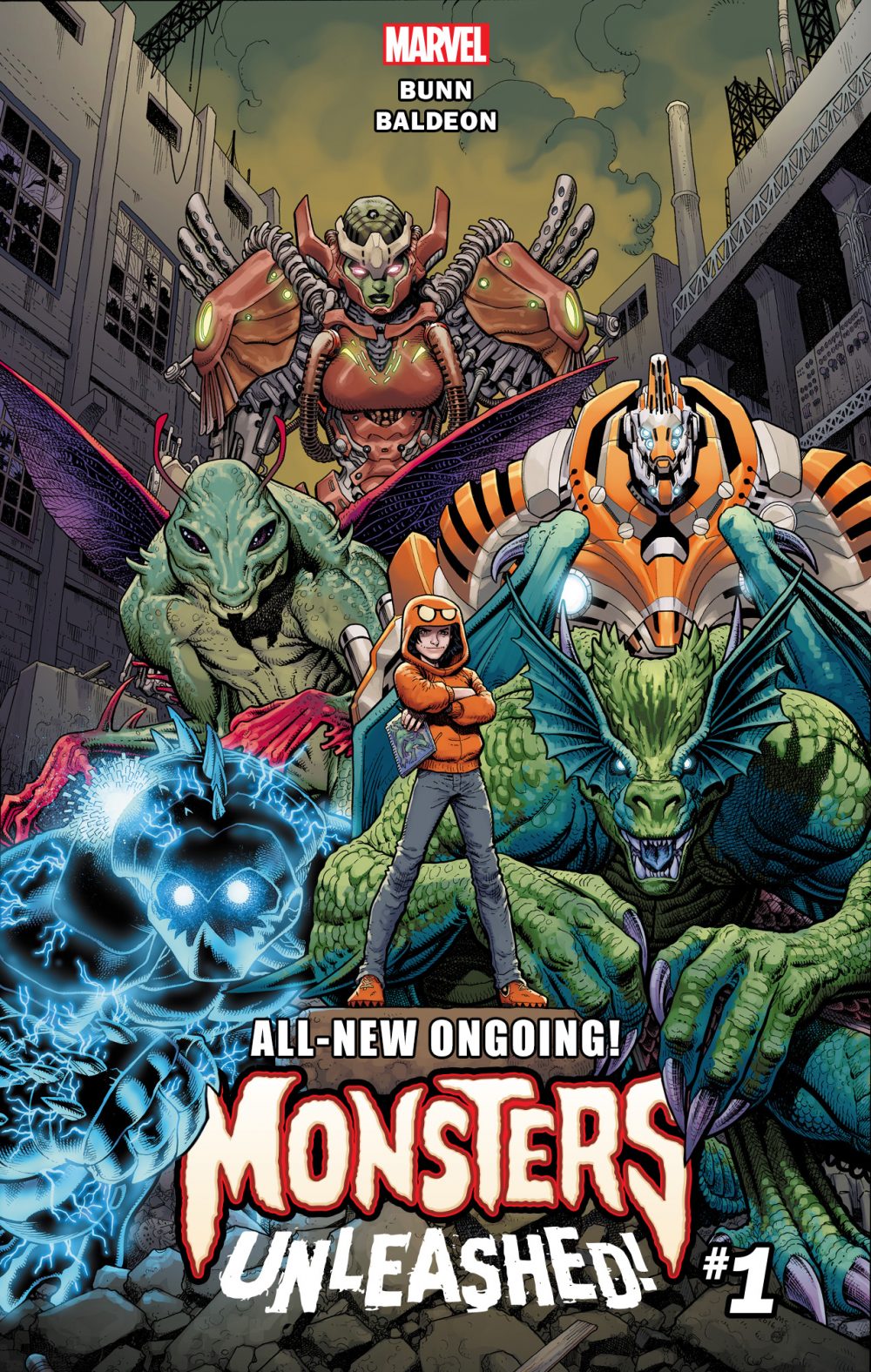 Monsters Unleashed Madness #1, copertina di David Baldeon