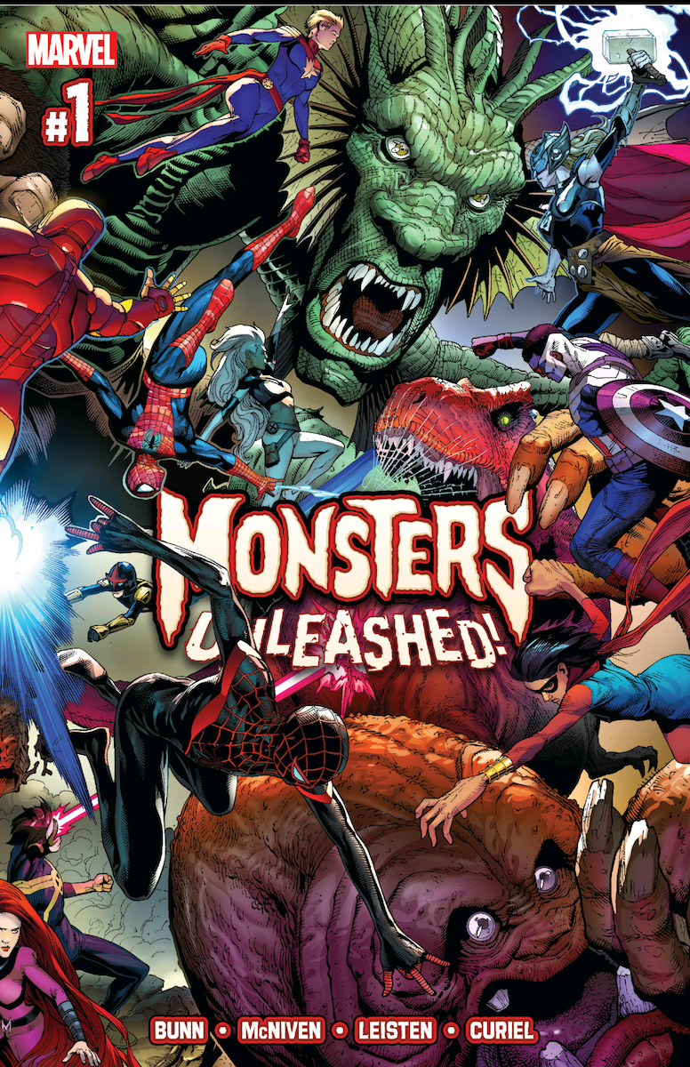 Monsters Unleashed #1, copertina di Steve McNiven