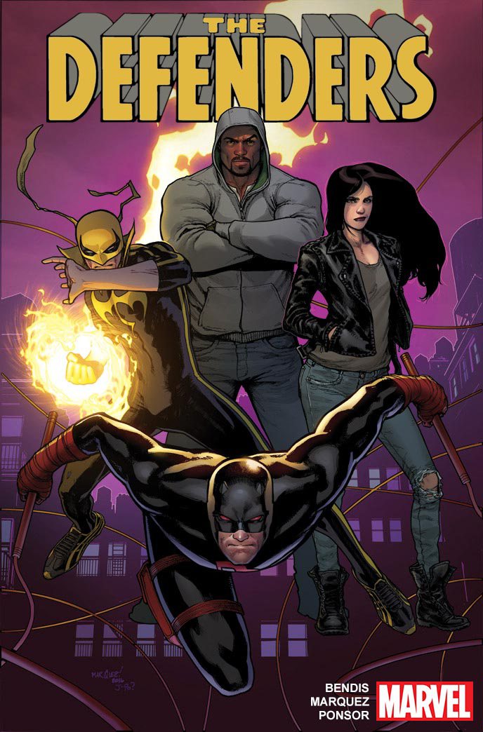 Defenders #1, copertina di David Marquez