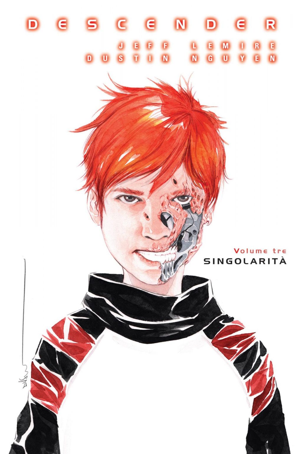 Descender vol. 3: Singolarità, copertina di Dustin Nguyen