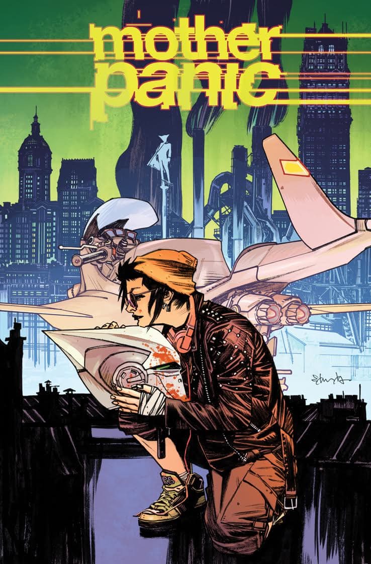 Mother Panic #1, copertina di Tommy Lee Edwards