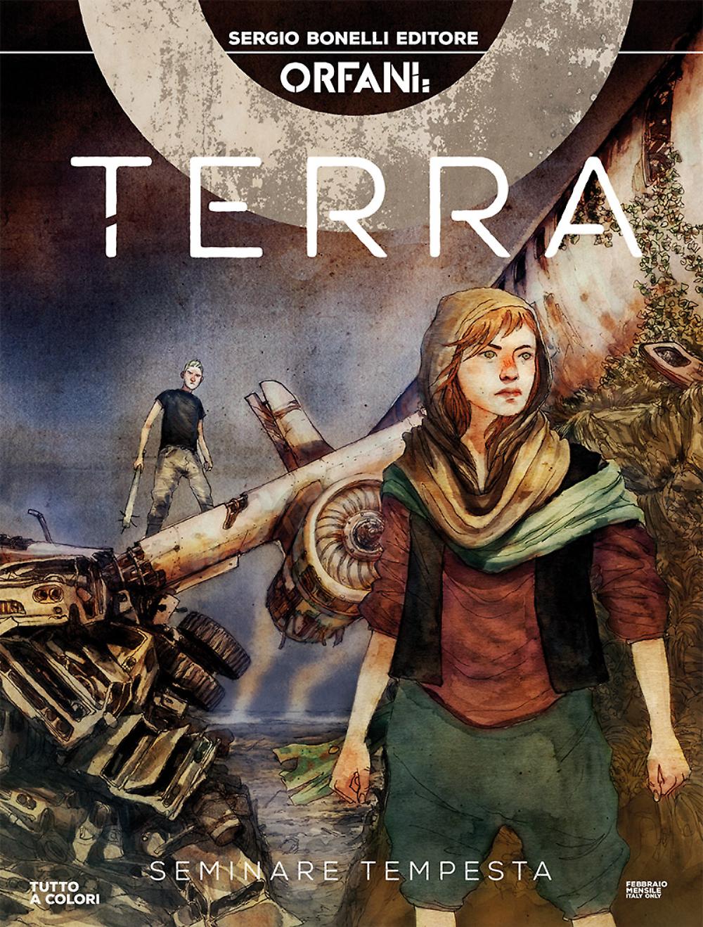 Orfani - Terra 2: Seminare tempesta, copertina di Gipi