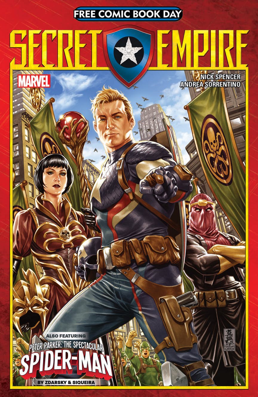 Secret Empire FCBD #1, copertina di Mark Brooks