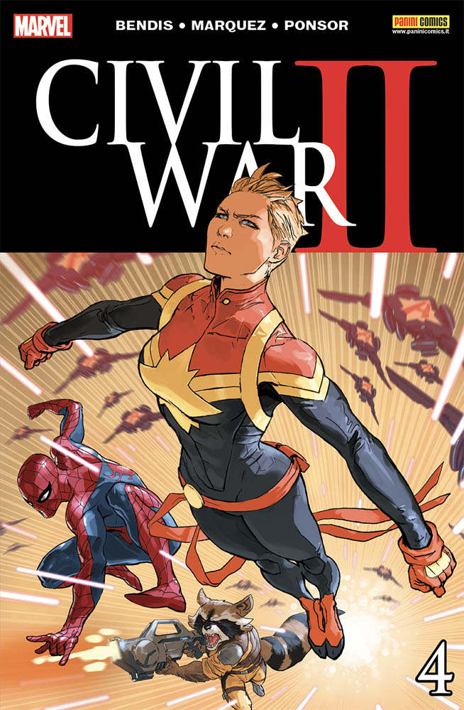 Civil War II 4, copertina di Marko Djurdjevic