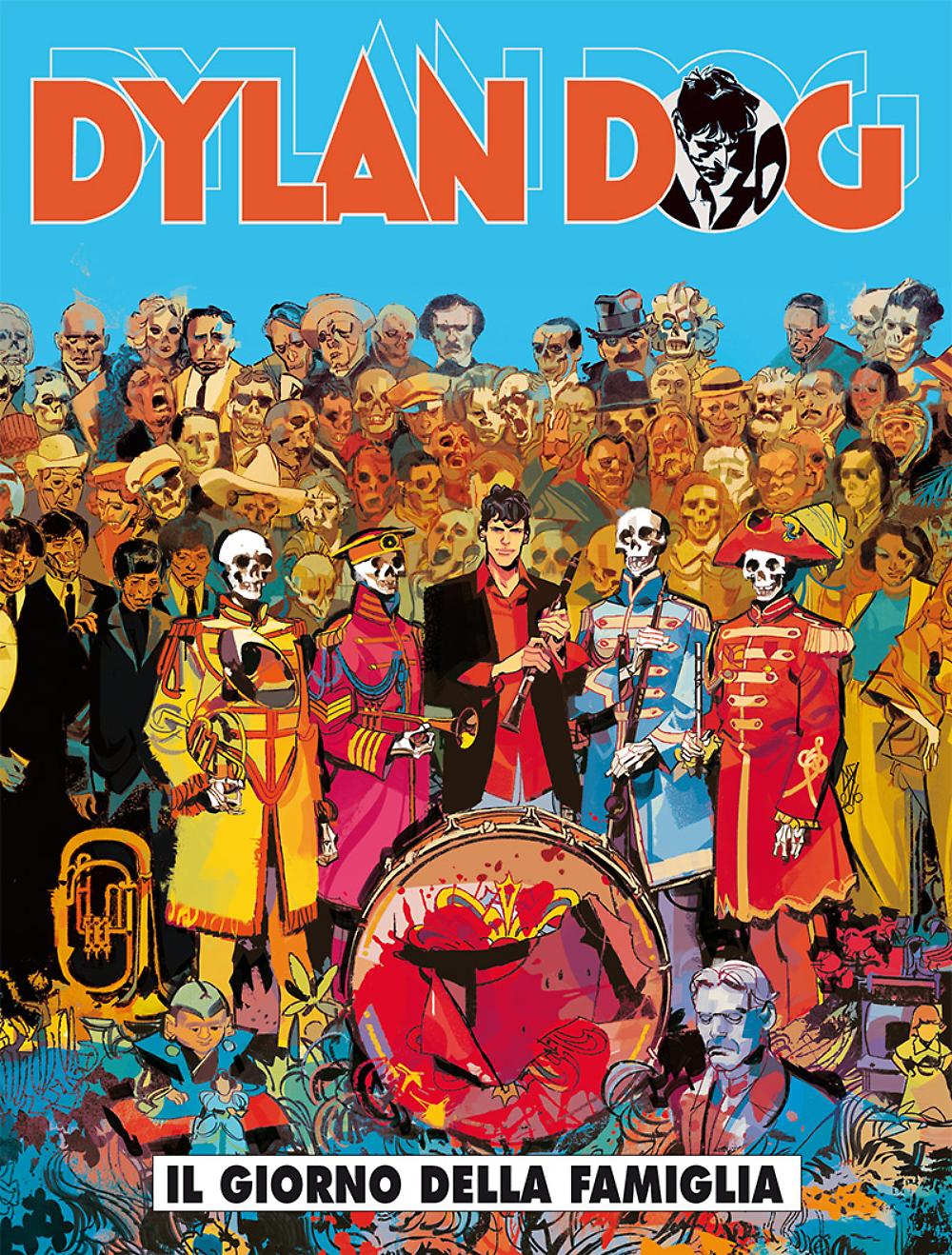 Dylan Dog 366: Il giorno della famiglia, copertina di Gigi Cavenago