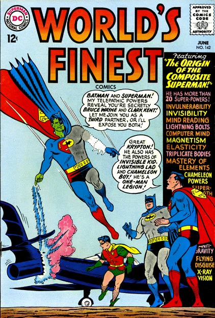 World's Finest #14, copertina di Curt Swan