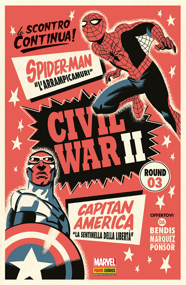 Civil War II 3, copertina variant di Michael Cho