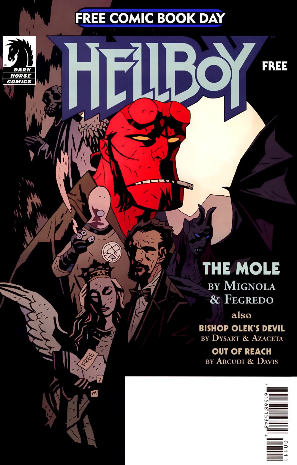 Hellboy: The Mole, copertina di Mike Mignola