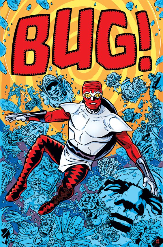 Bug!: The Adventures of Forager #1, copertina di Mike Allred