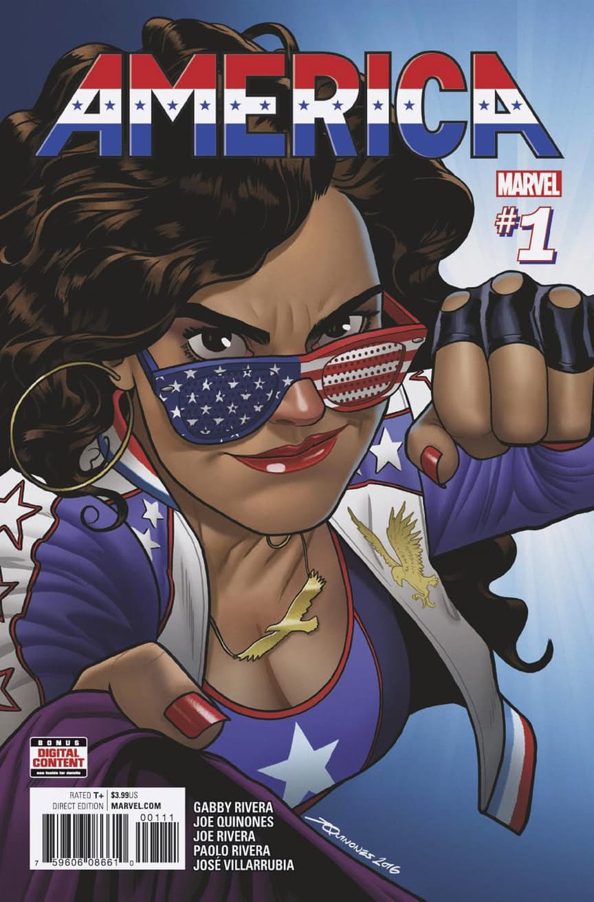 America #1, copertina di Joe Quinones