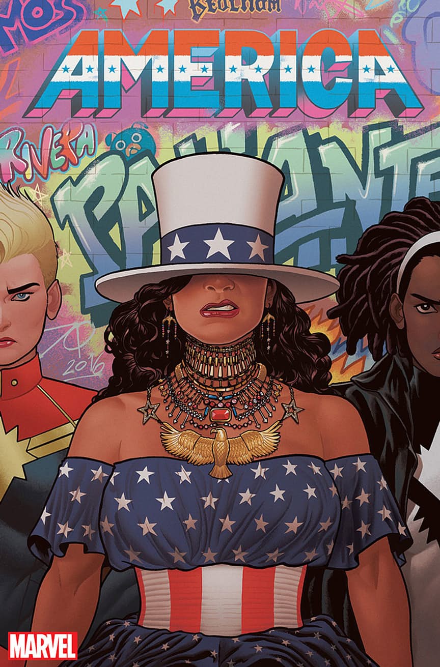 America #2, copertina di Joe Quinones